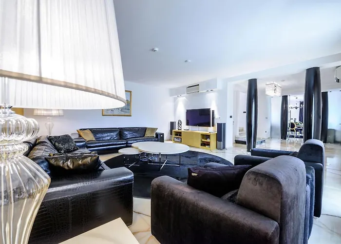 Grande, Modernist Exterior, Fendi Interior, Special House Overlooking Sea